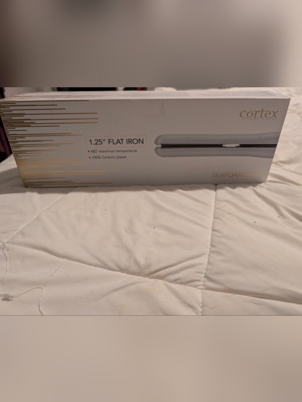Hair Straightener Flat Iron Solid Ceramic Plates Iconic Technology Cortex New - Picture 2 of 6